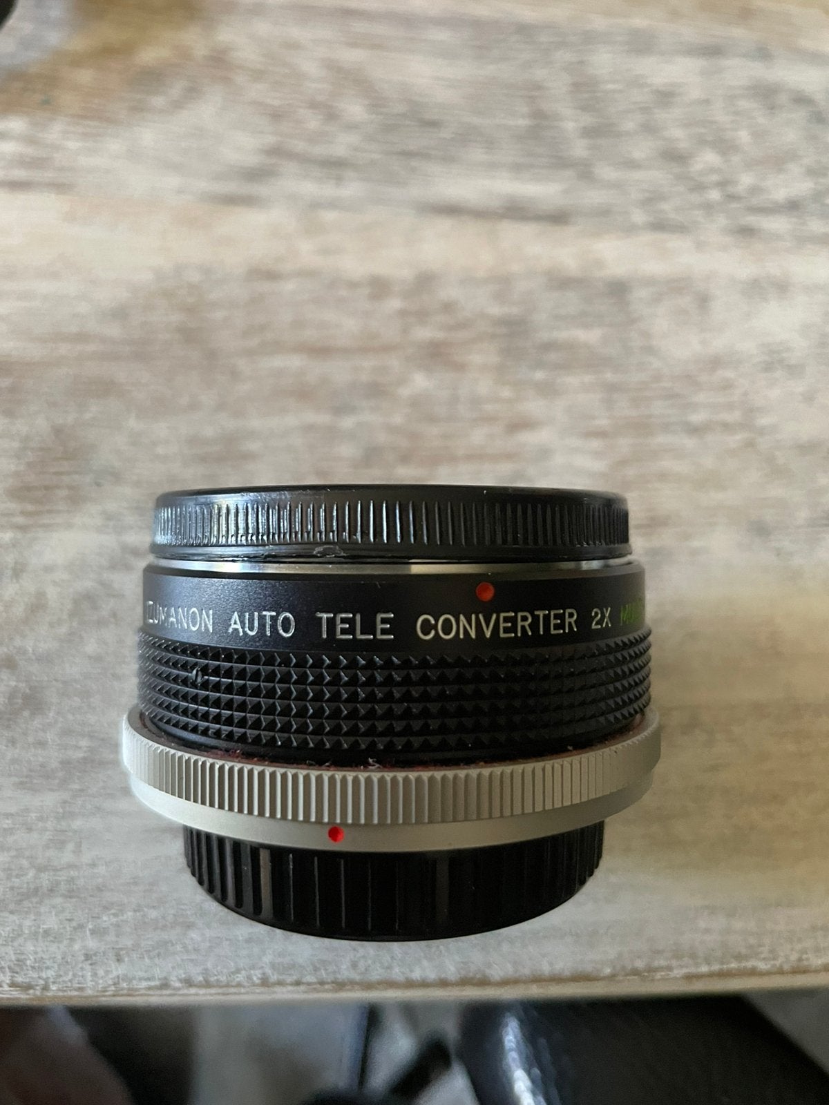 Izumanon auto tele converter2x multi-coated, Ophalen, Zo goed als nieuw, Telelens