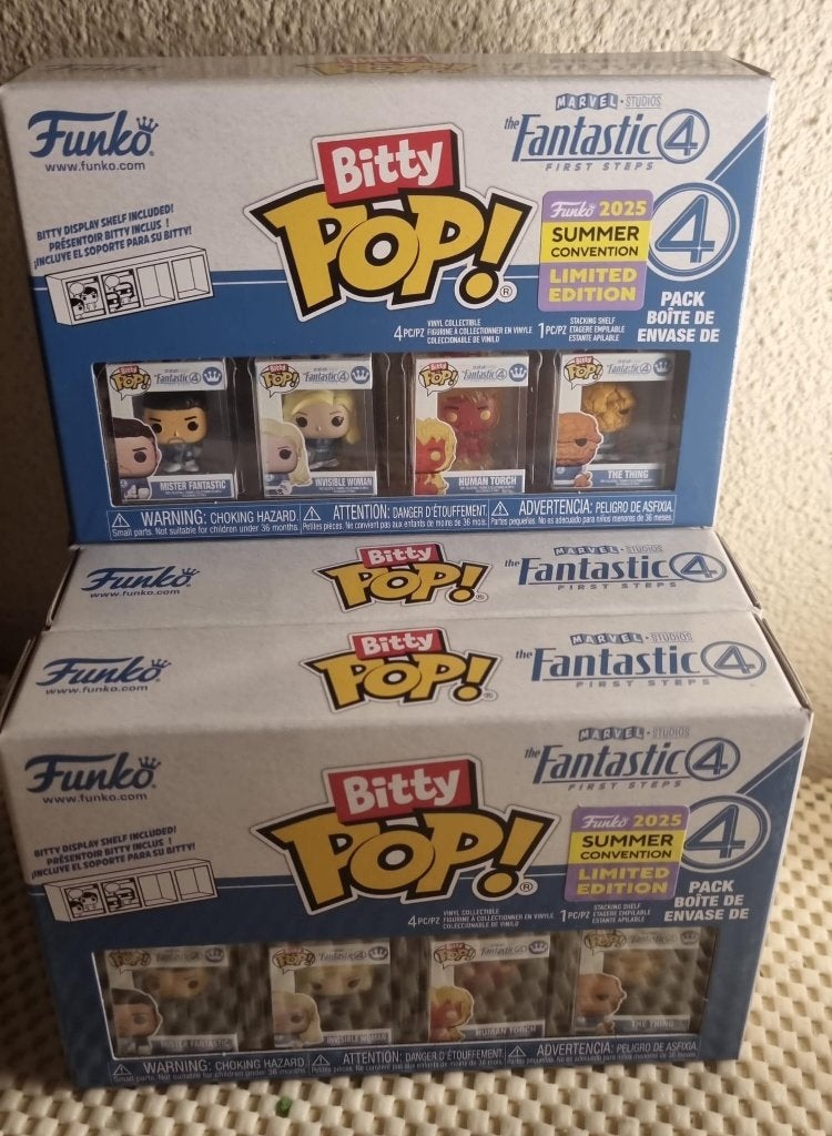 Funko - Bitty Pops - Fantastic 4 / Fantastic Four, Ophalen of Verzenden, Zo goed als nieuw