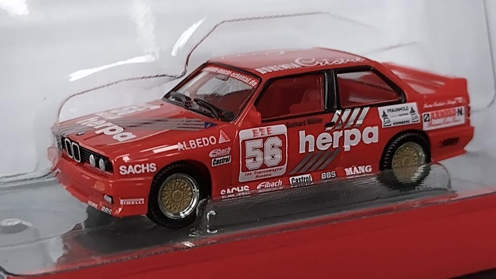 BMW M3 e30 Touring wagen DTM 1:87 H0 Herpa Pol, Hobby en Vrije tijd, Modelauto's | 1:87, Auto, Verzenden, Cars@herpa.de, Nieuw