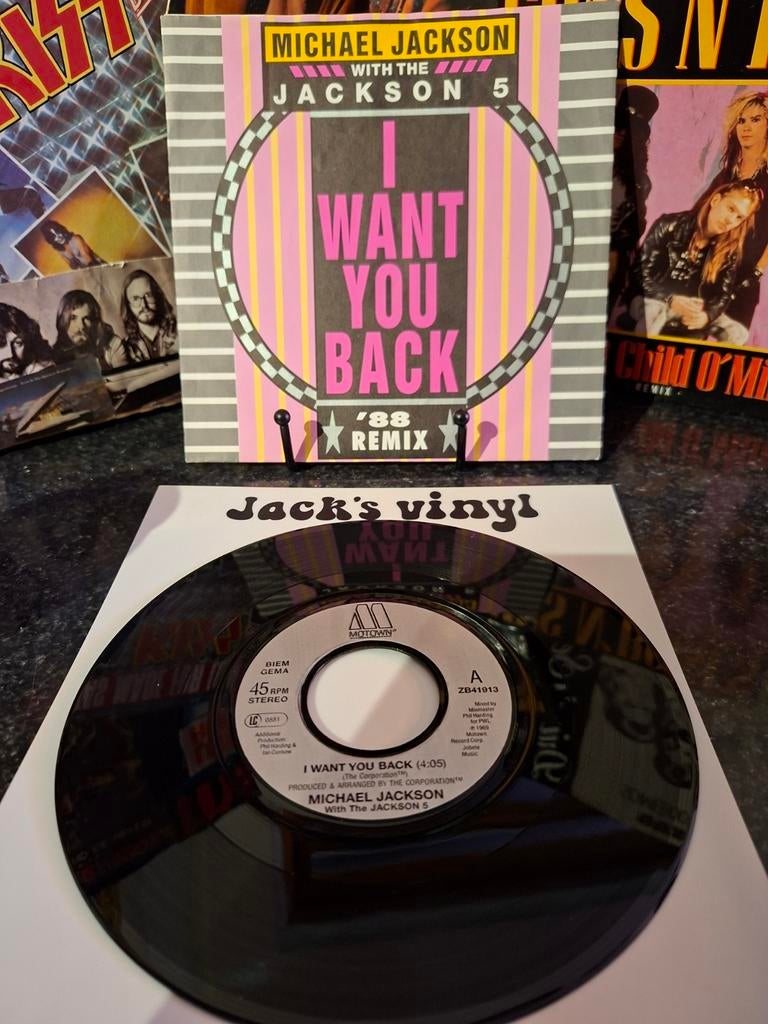 Michael Jackson with The Jackson 5 - I Want You Back '1988, 7 inch, 1980 - 1989, Ophalen of Verzenden, Zo goed als nieuw