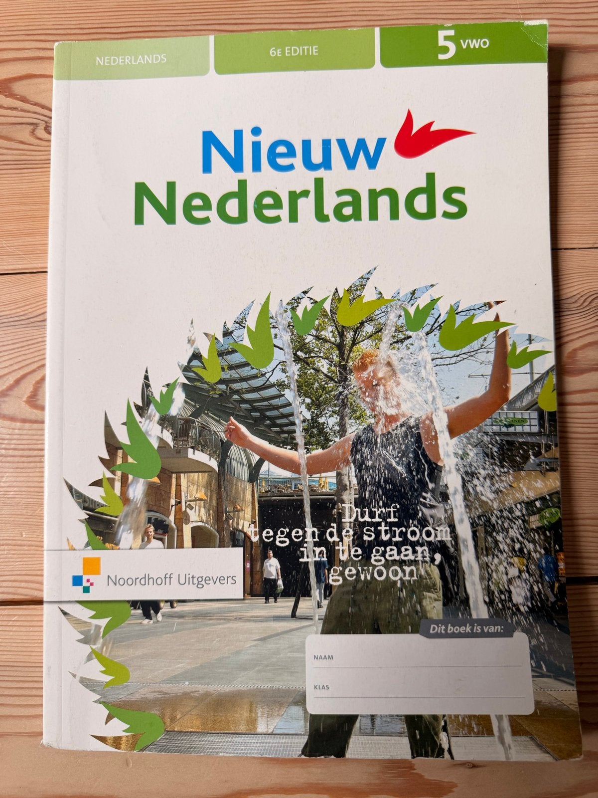 Nieuw Nederlands 5 VWO 6e editie - Onbeschreven, Boeken, Schoolboeken, VWO, Ophalen of Verzenden, Zo goed als nieuw, Hans Frank