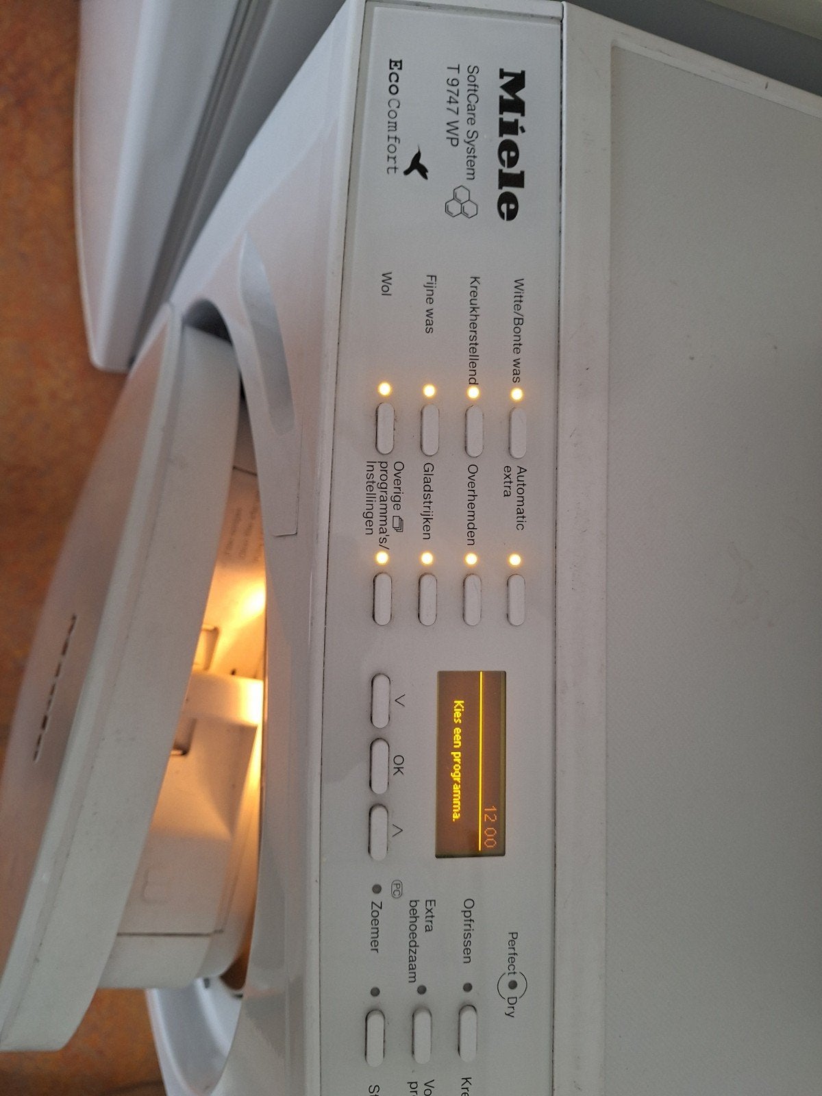 Miele warmtepompdroger, Ophalen, 6 tot 8 kg, Gebruikt, Voorlader