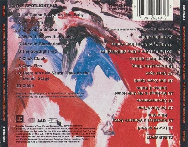 Captain Beefheart And The Magic Band – The Spotlight Kid, Ophalen of Verzenden, Zo goed als nieuw, Bluesrock