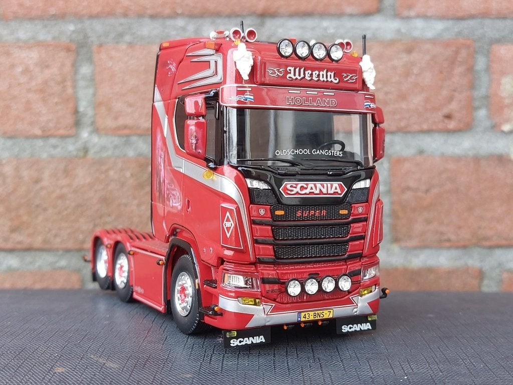 Tekno Scania NGS Highline Weeda - Oldschool Gangsters 6x2, Ophalen of Verzenden, Nieuw, Bus of Vrachtwagen, Tekno