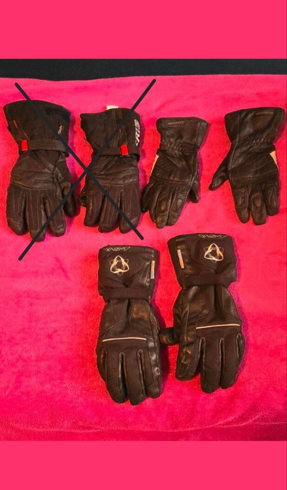 Motorspullen..alles op de foto's voor 15 euro!!, Ophalen of Verzenden, Tweedehands, Handschoenen