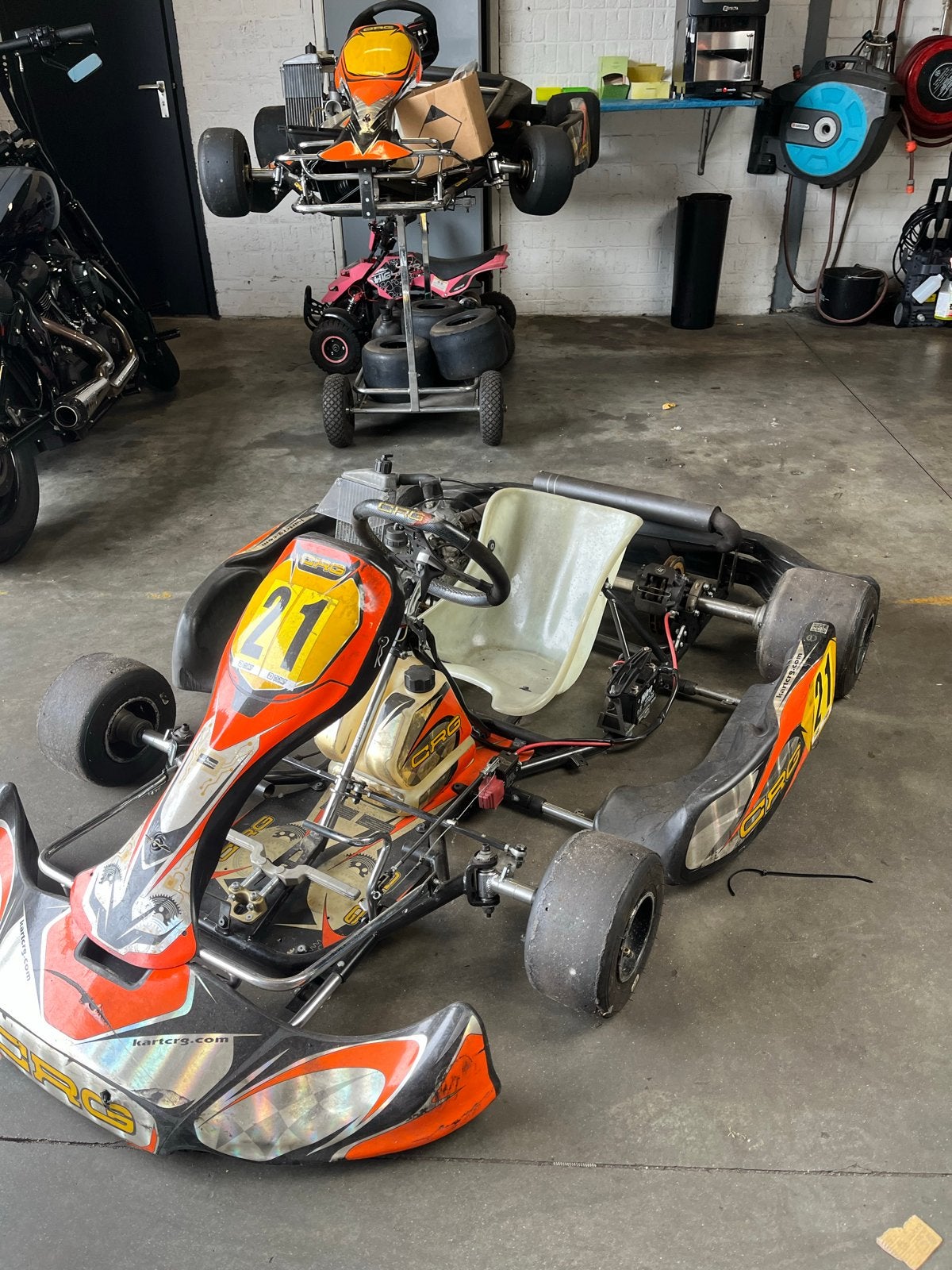 2x 125cc Rotax Karts te koop - Raceklaar en reserveonderdele, Ophalen of Verzenden, Gebruikt, Kart