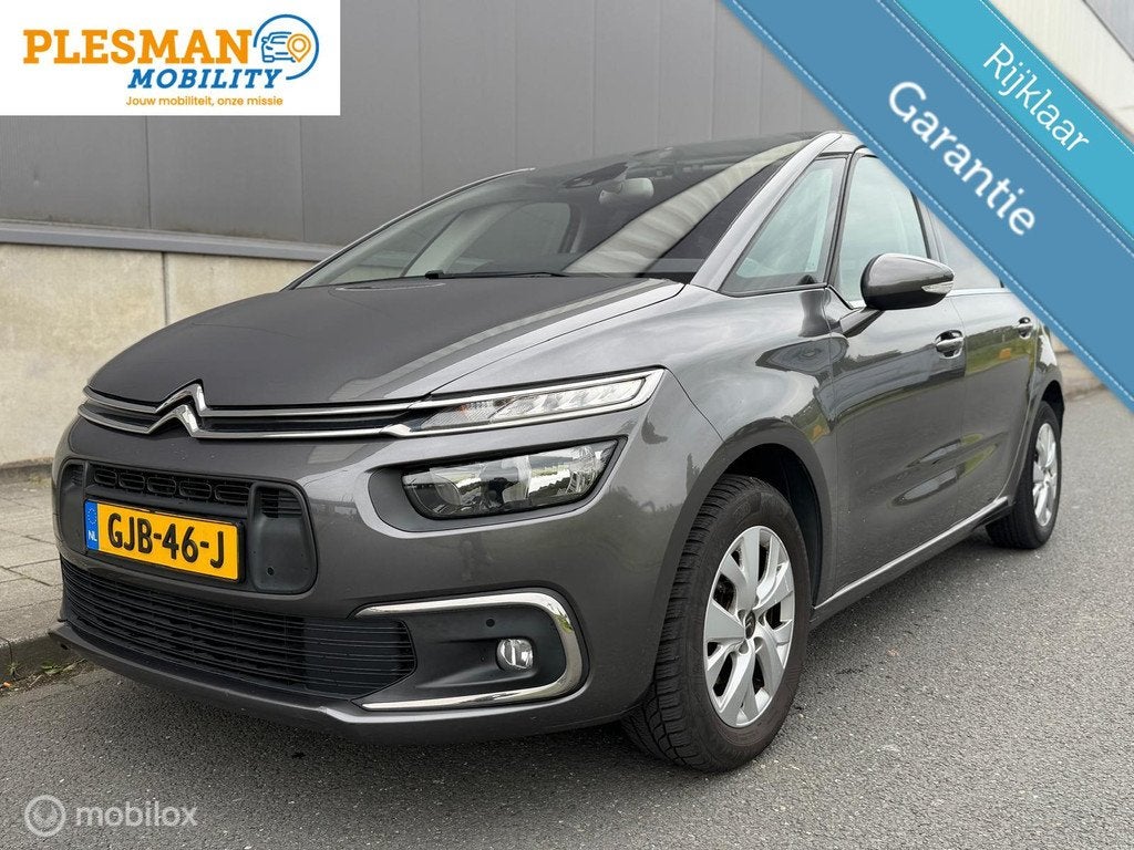 Citroen C4 SpaceTourer 1.2 PureTech Live, 2019 Automaat, Stof, Gebruikt, 1199 cc, Bedrijf