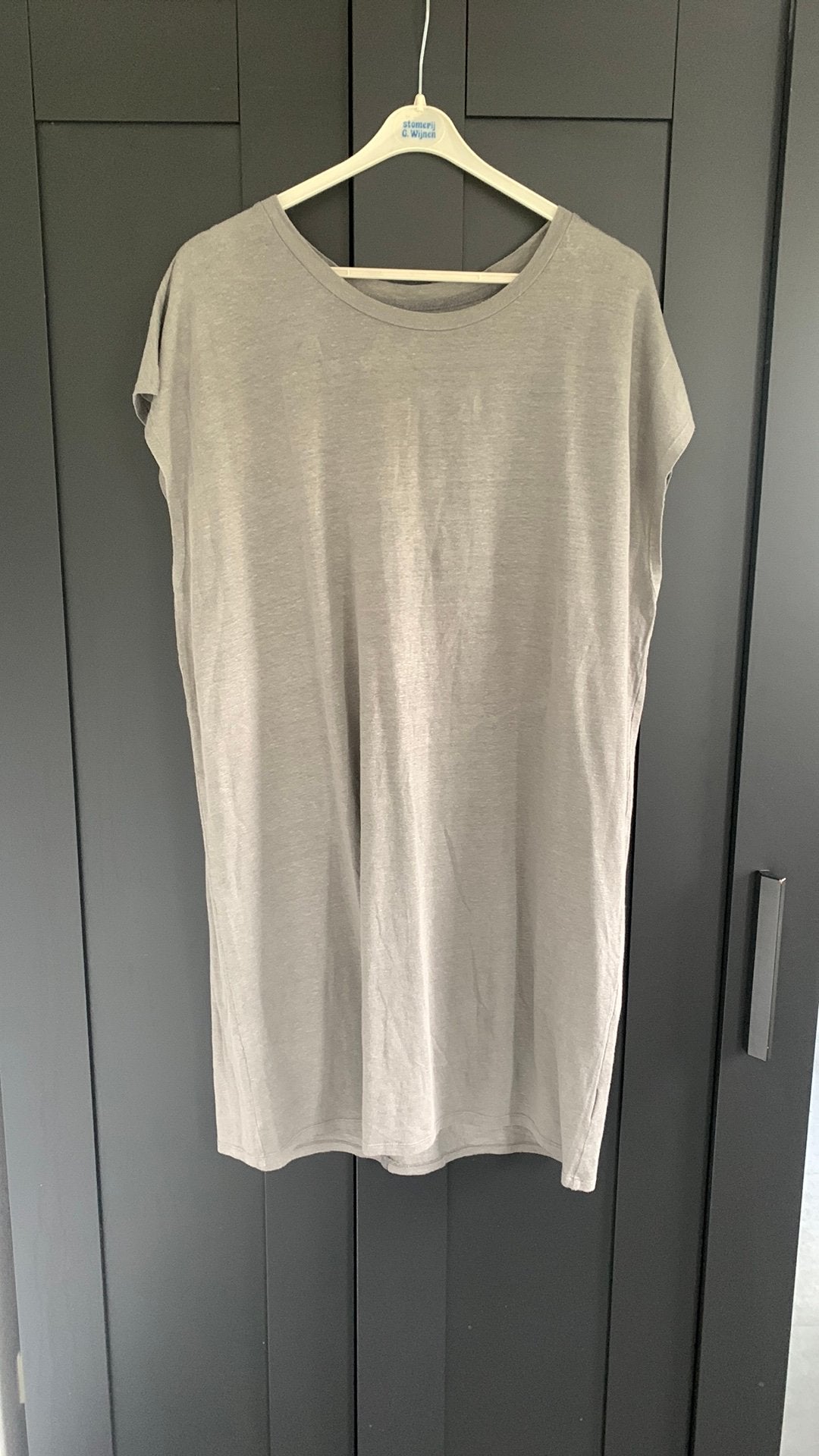 10 days jurk ruimvallend maat 38, Kleding | Dames, Jurken, Maat 38/40 (M), Ophalen of Verzenden, Zo goed als nieuw, Grijs