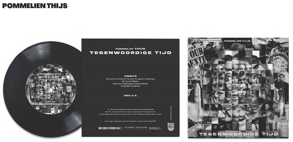 Vinyl Single Pommelien Thijs Tegenwoordige Tijd RSD 2025 NEW, 7 inch, Ophalen of Verzenden, Limited edition, Nieuw in verpakking