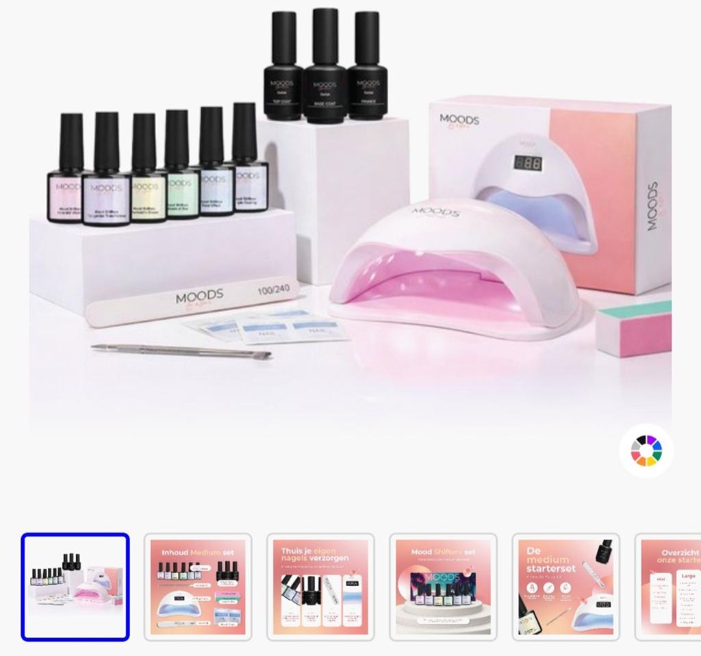 Moods Gellac Starter Set - Zo goed als nieuw, Ophalen of Verzenden