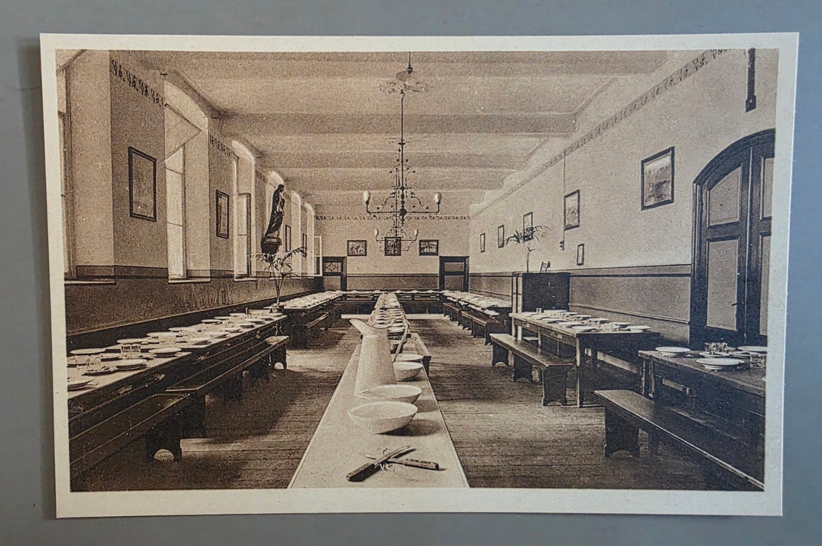 125) PRENTBRIEFKAART SITTARD MISSIECOLLEGE REFTER, Verzenden, Ongelopen, Limburg