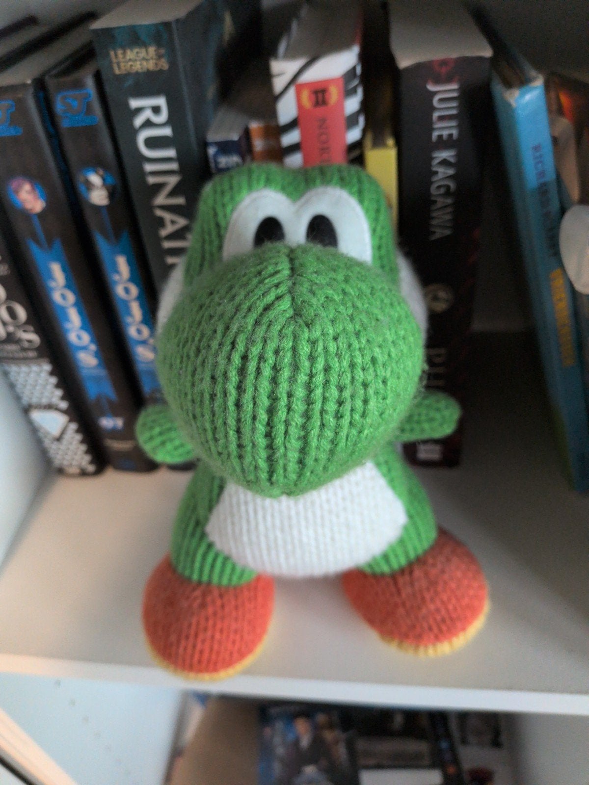 Mega Yarn Yoshi Amiibo - Toys R Us Exclusief, Groen, Overige typen, Ophalen of Verzenden, Zo goed als nieuw