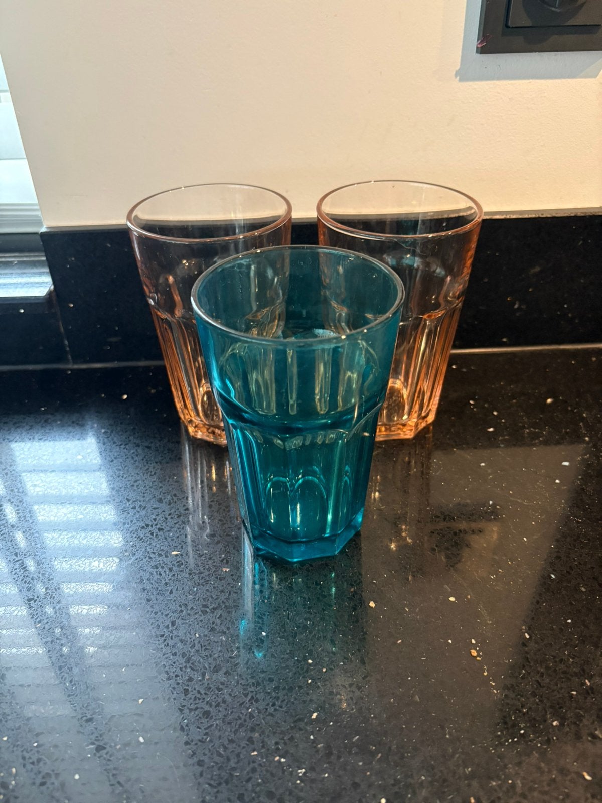 3 grote ikea glazen, Ophalen of Verzenden, Zo goed als nieuw, Overige typen