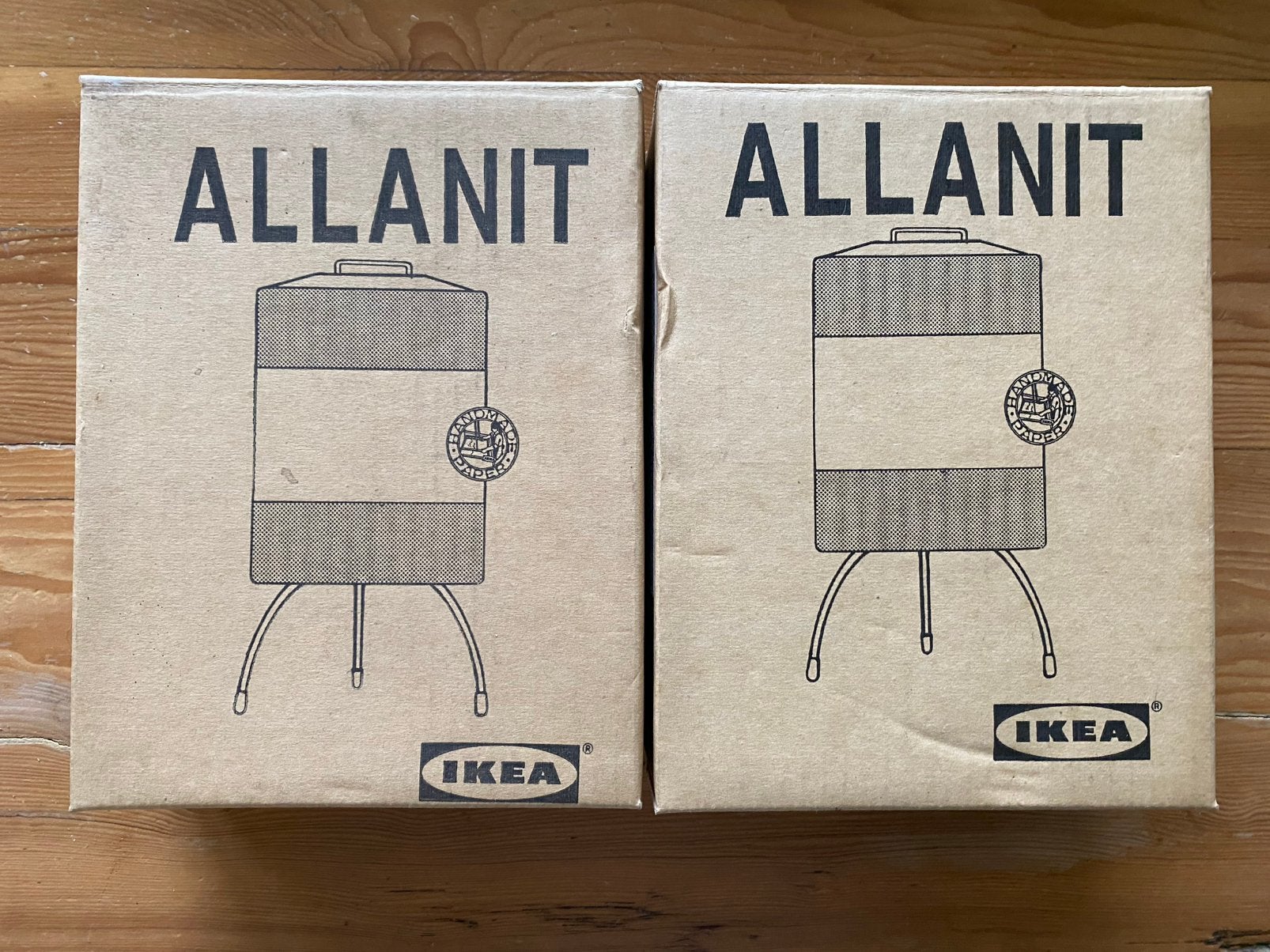 Ikea Allanit tafellamp geel - jaren’90 - Nieuw in verpakking, Ophalen of Verzenden, Zo goed als nieuw, Geel, IKEA