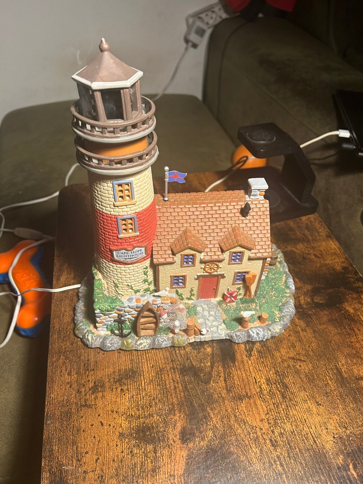 Lemax vuurtoren cape hope lighthouse, Diversen, Ophalen of Verzenden, Zo goed als nieuw