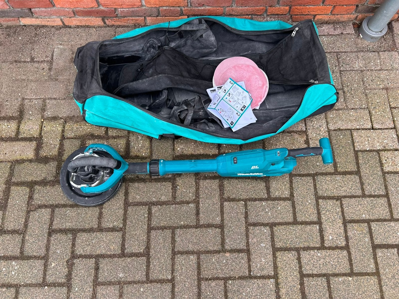 Makita DSL801 Accu Gipsplaatschuurmachine - Zo goed als nieu, Ophalen, Zo goed als nieuw, Minder dan 600 watt, Overige typen