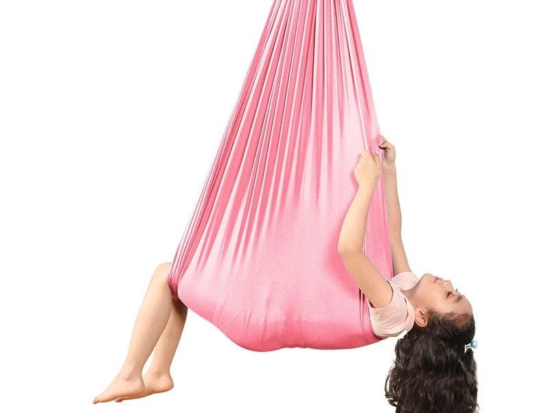 Kinderschommel - Indoor Hangstoel Roze met Veilige Bevestigi, Ophalen, Nieuw, Schommel