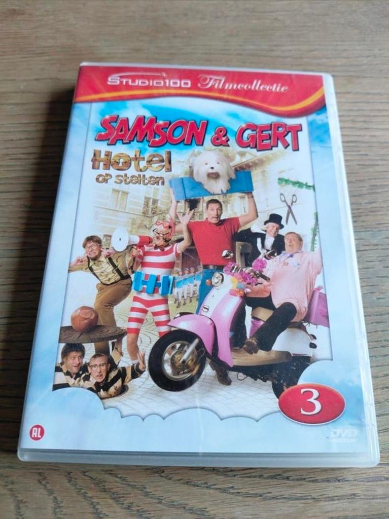 Samson en Gert hotel op stelten film dvd. Studio 100., Alle leeftijden, Poppen, Ophalen of Verzenden, Zo goed als nieuw