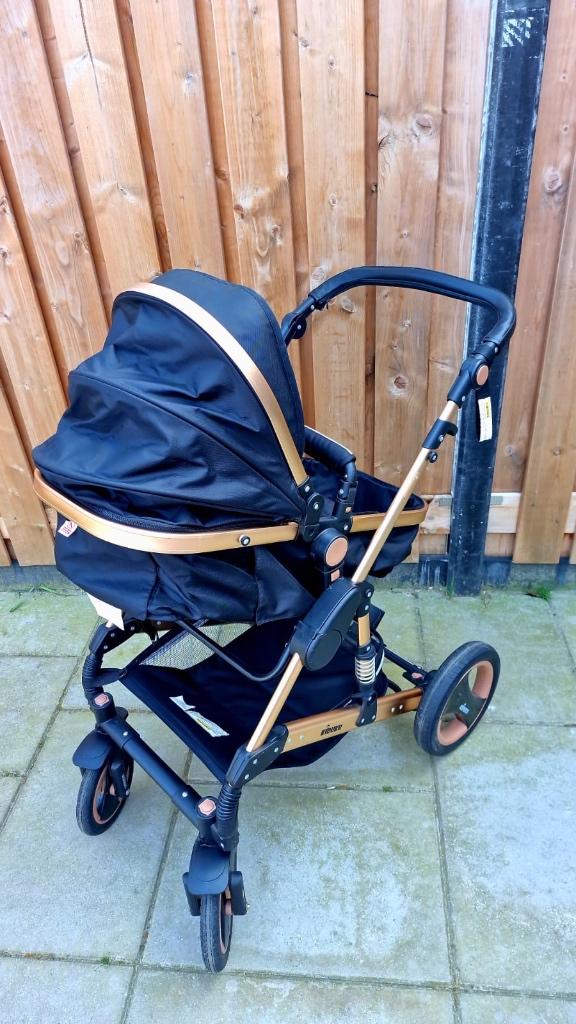 Kinderenwagen, Ophalen of Verzenden, Zo goed als nieuw, Verstelbare duwstang, Kinderwagen
