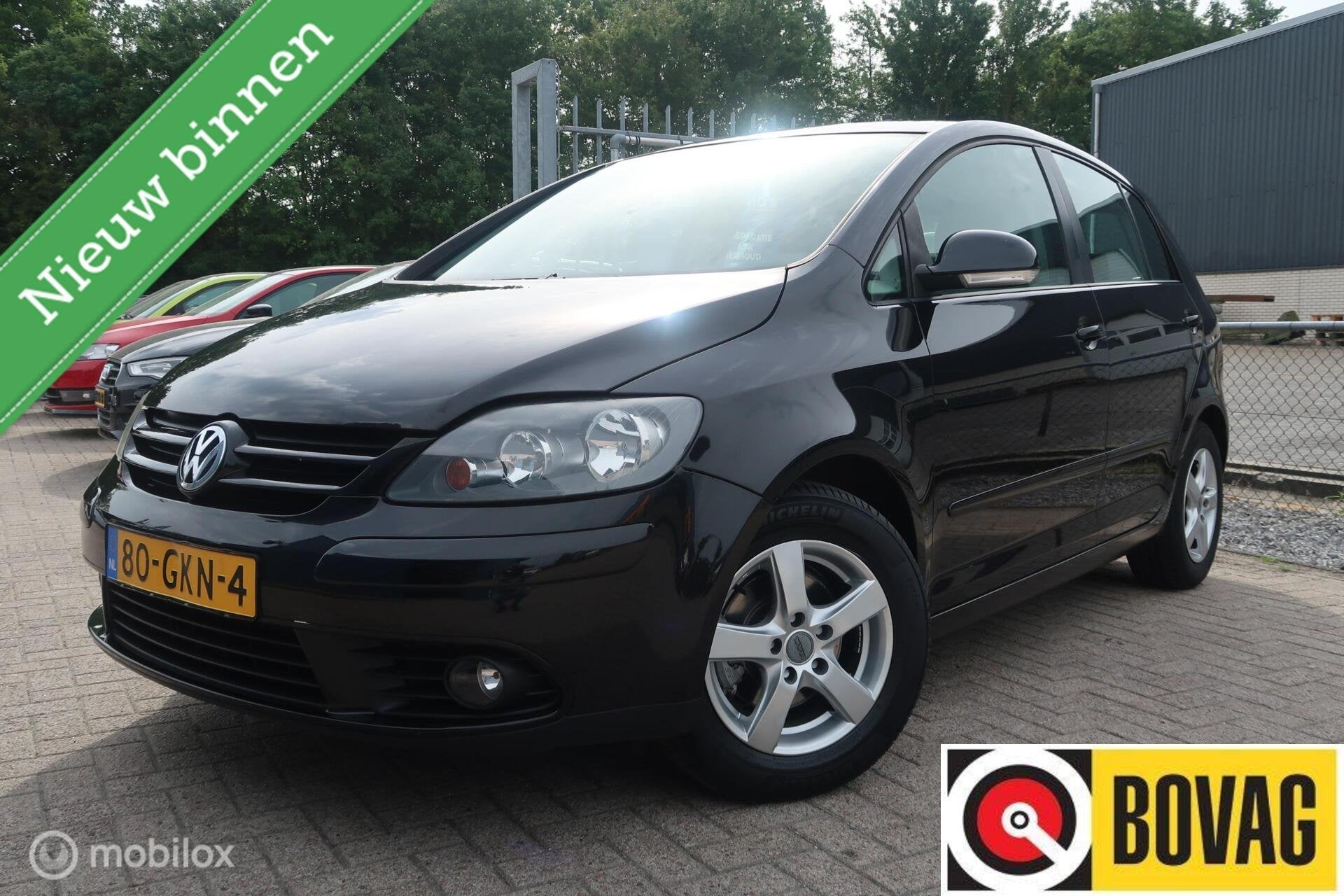 Volkswagen Golf Plus 1.6 Sportline, Auto's, Stof, Gebruikt, Zwart, 4 cilinders