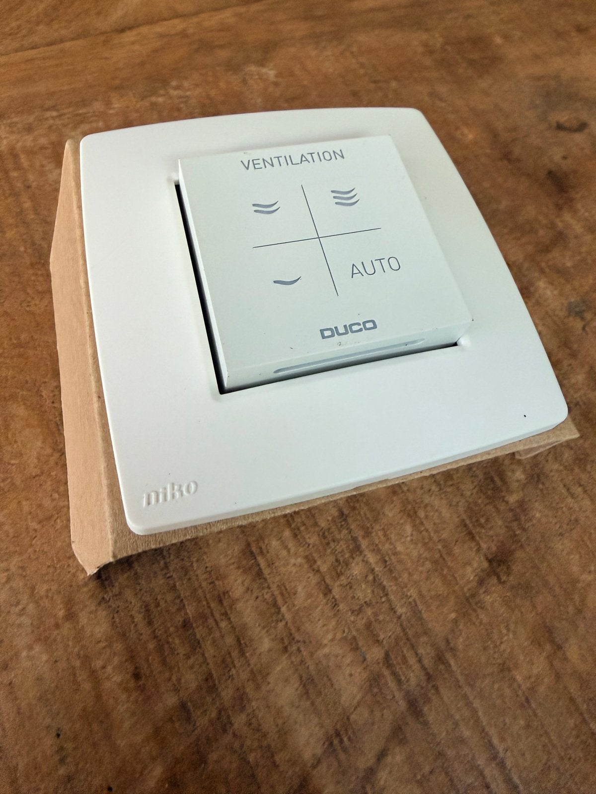 Nieuwe Duco bediening met CO2 sensor - Inbouw, wit, Ophalen of Verzenden, Nieuw, Ventilator