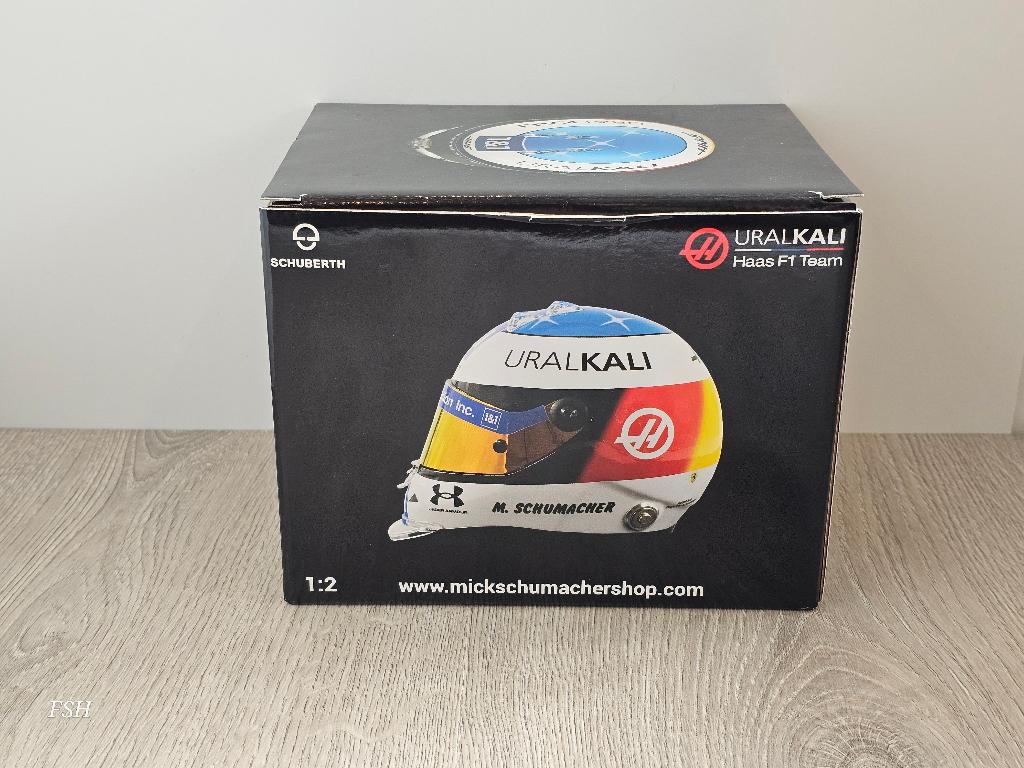 Helm 1:2, Mick Schumacher 2021 "SPA versie".  **NIEUW**, Verzamelen, Ophalen of Verzenden, Nieuw, Formule 1