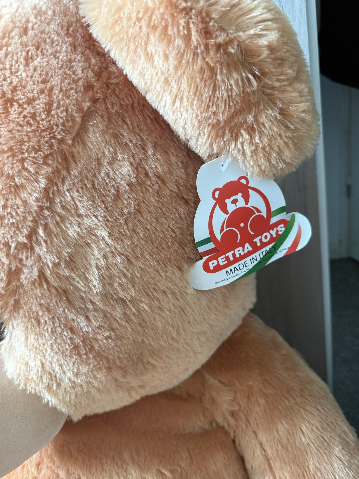 Grote nieuwe Petra Toys beer knuffel, Ophalen, Overige merken, Overige karakters, Beer