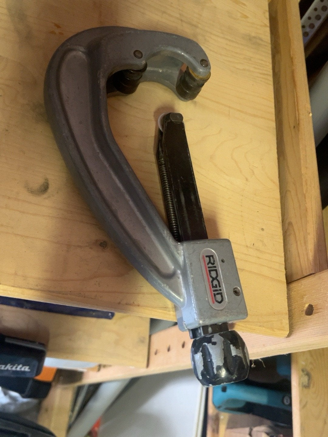 Ridgid pijpsnijder no.154 48-116mm, Ophalen of Verzenden, Gebruikt, Snijgereedschap, Ridgid