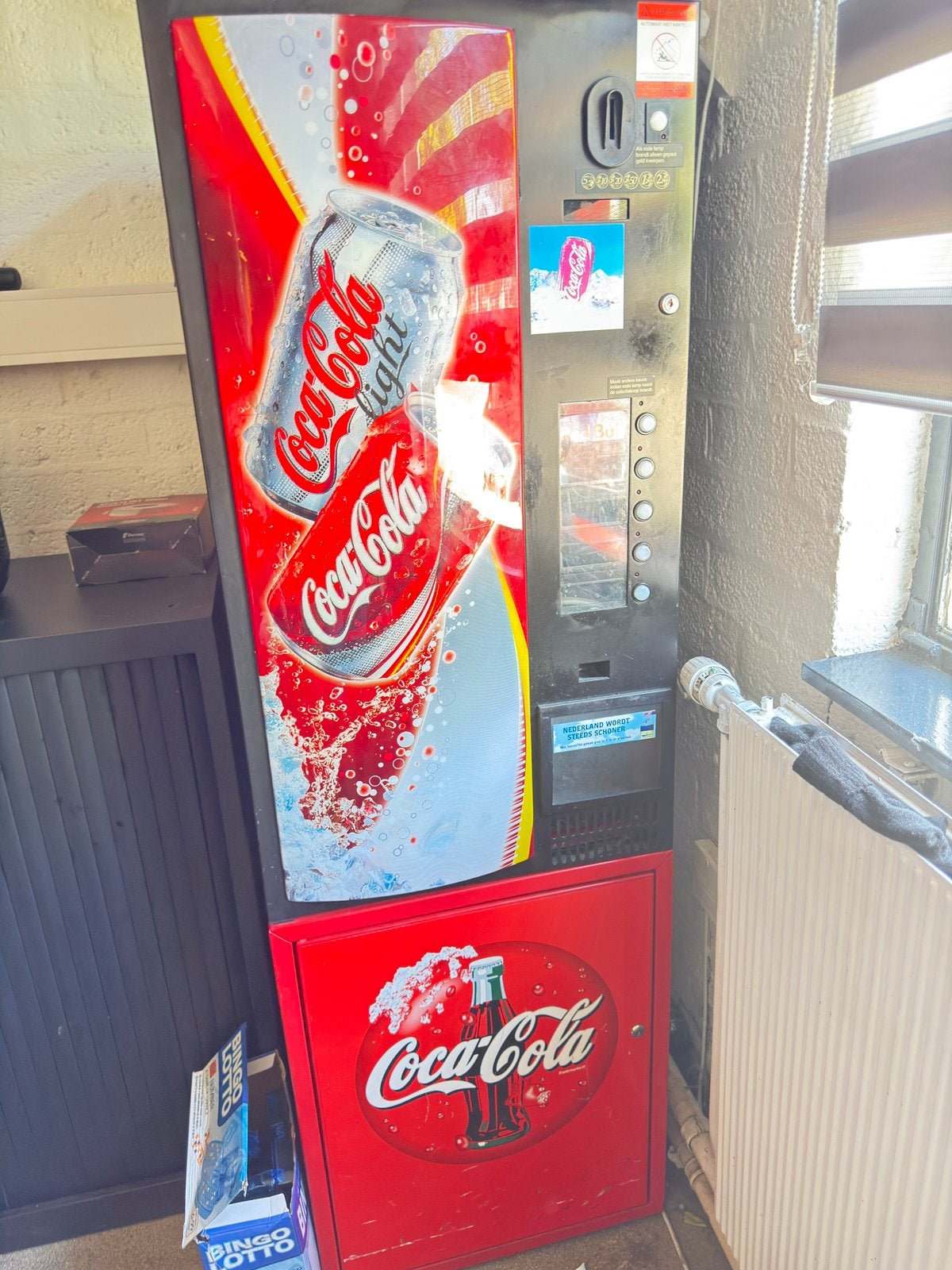 Coca cola koelkast, Ophalen, 200 liter of meer, 160 cm of meer, Zonder vriesvak