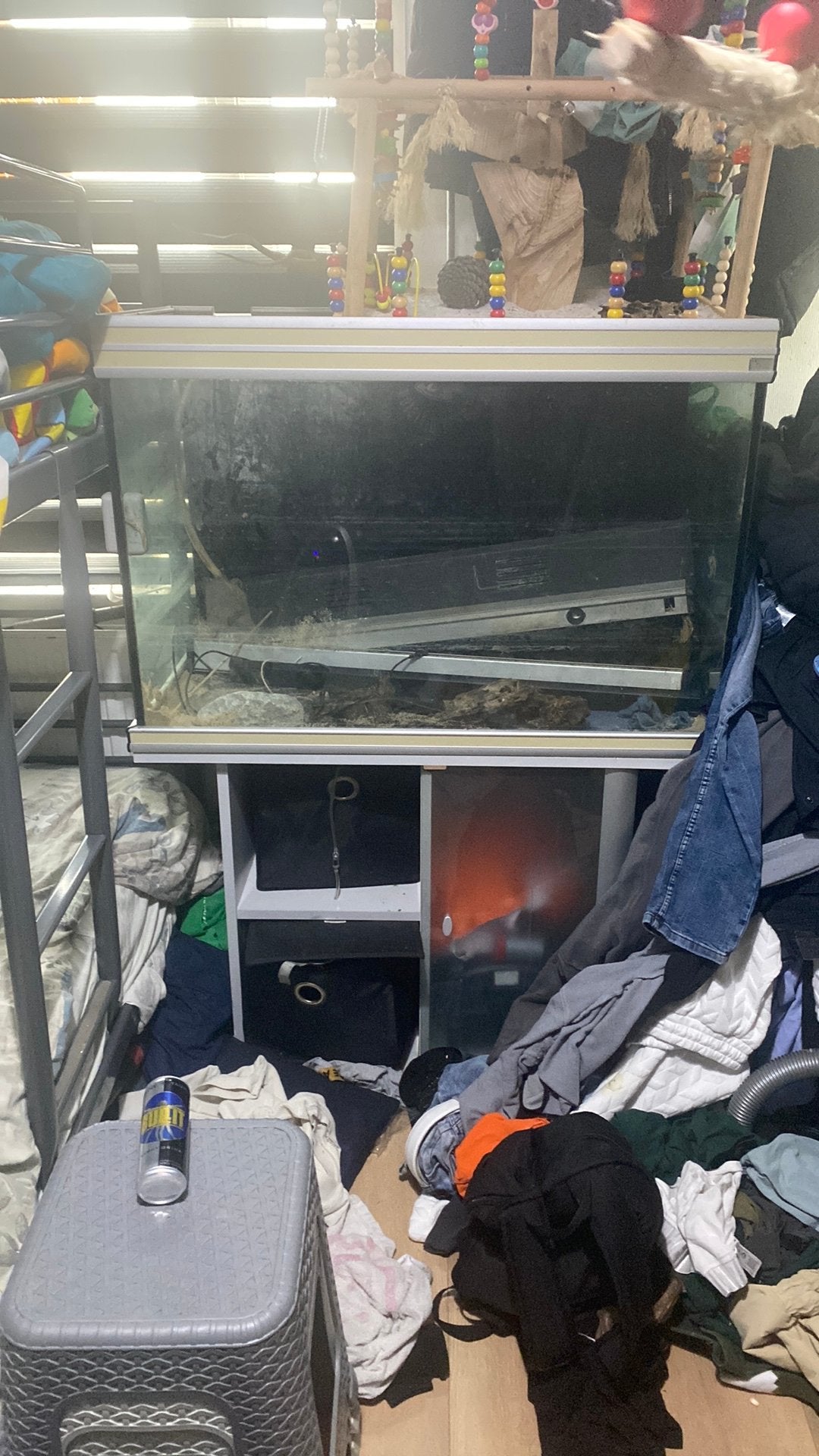 Hoge aqualantis aquarium 100x65x45, Dieren en Toebehoren, Vissen | Aquaria en Toebehoren, Gebruikt, Pomp, Aquatlantis, Ophalen of Verzenden