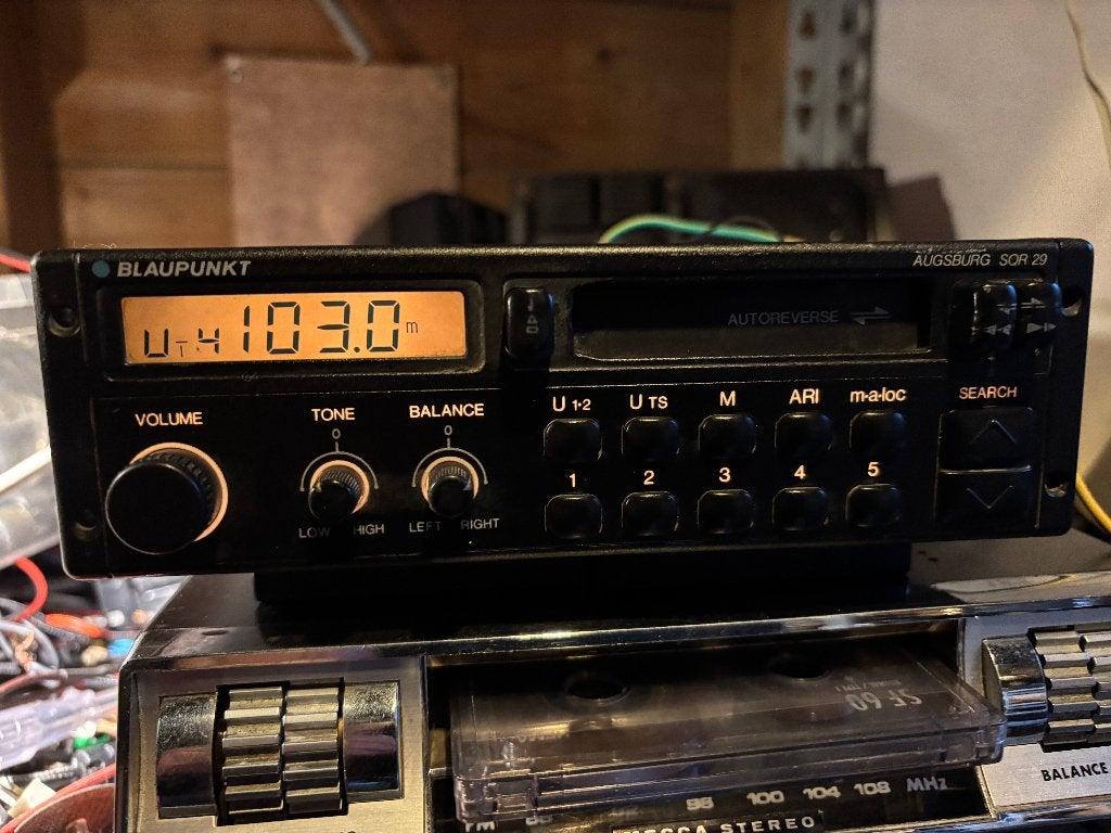 Blaupunkt Augsburg SQR29 - 1988 - Adv.tot 29-10-26, Ophalen, Gebruikt