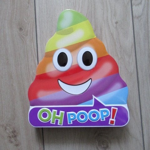 blik Oh Poop! zgan, Ophalen of Verzenden, Zo goed als nieuw