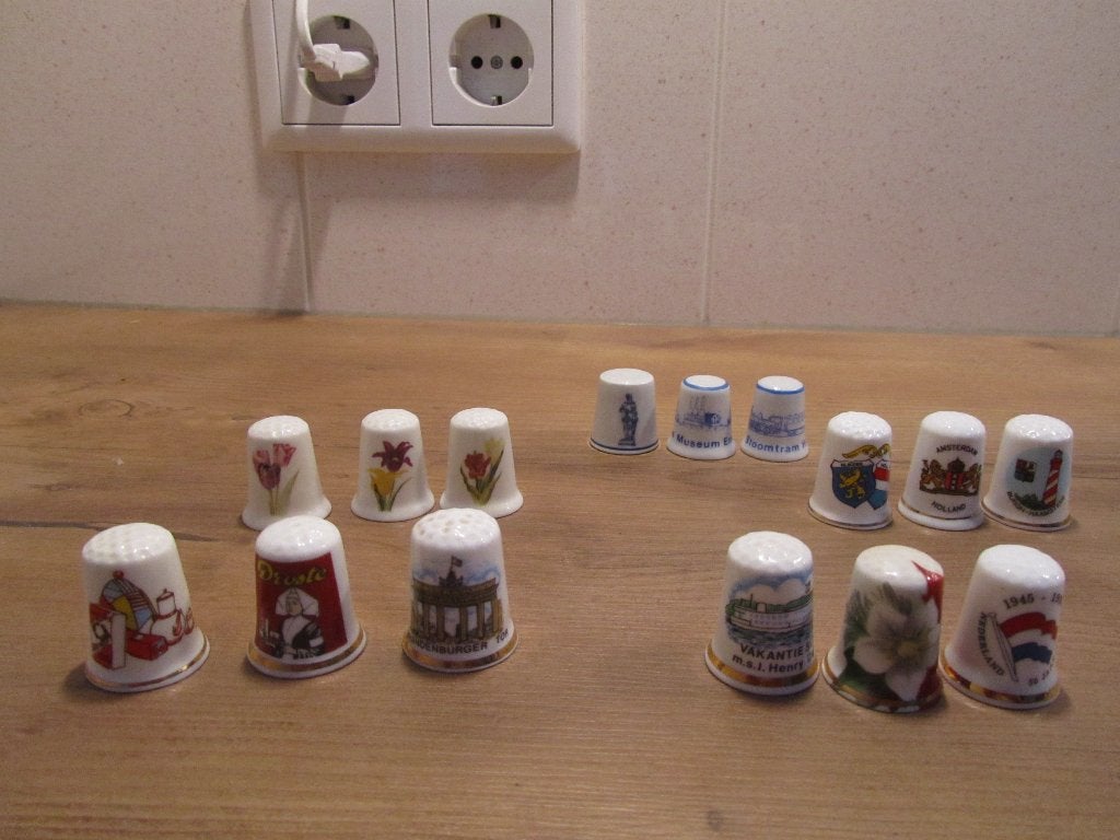 Vingerhoedjes collectables, Verzamelen, Vingerhoedjes, Ophalen of Verzenden, Zo goed als nieuw