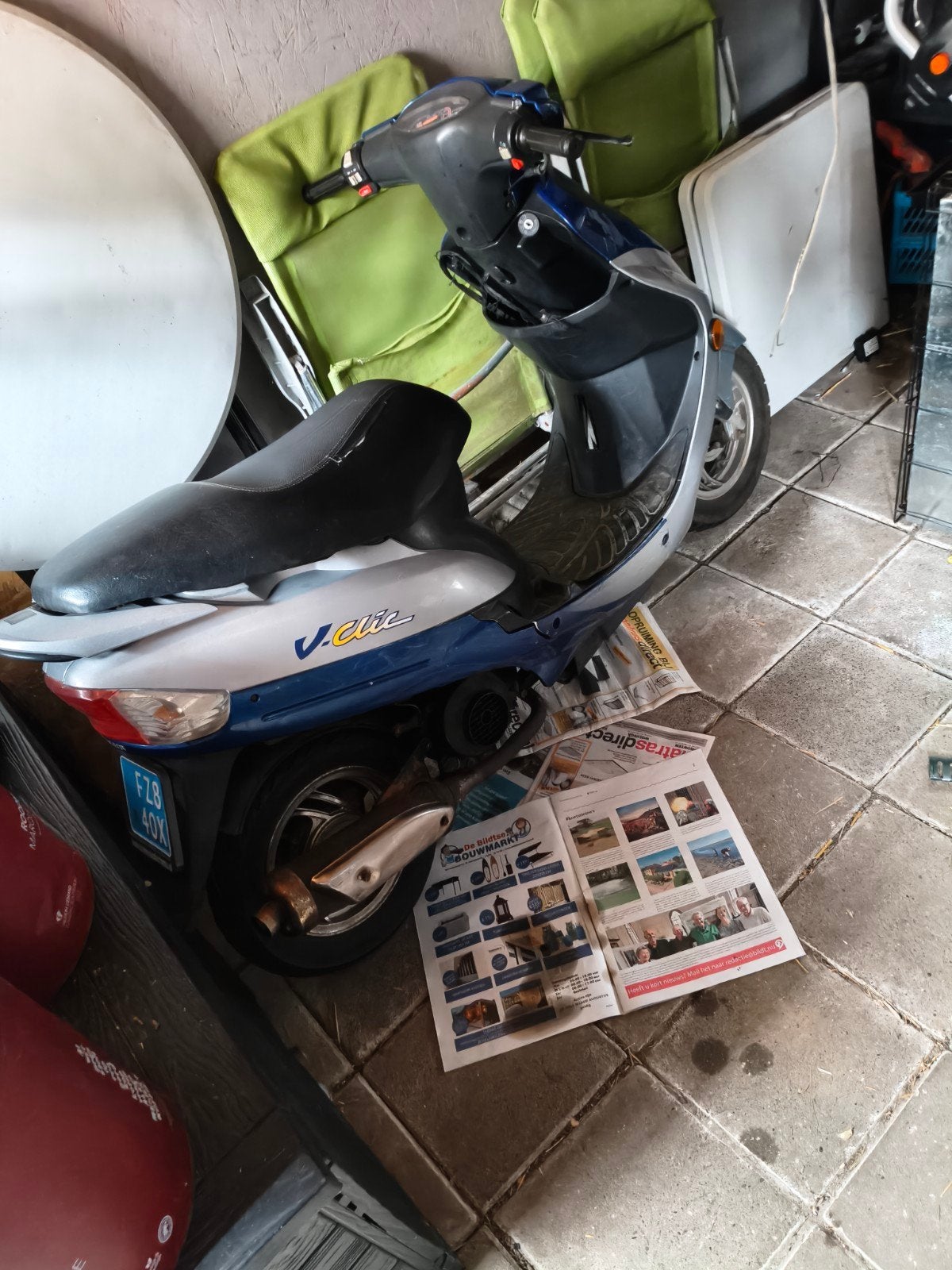 peugeot v clic 4 takt., Fietsen en Brommers, Gebruikt, Overige modellen, Ophalen of Verzenden, Benzine