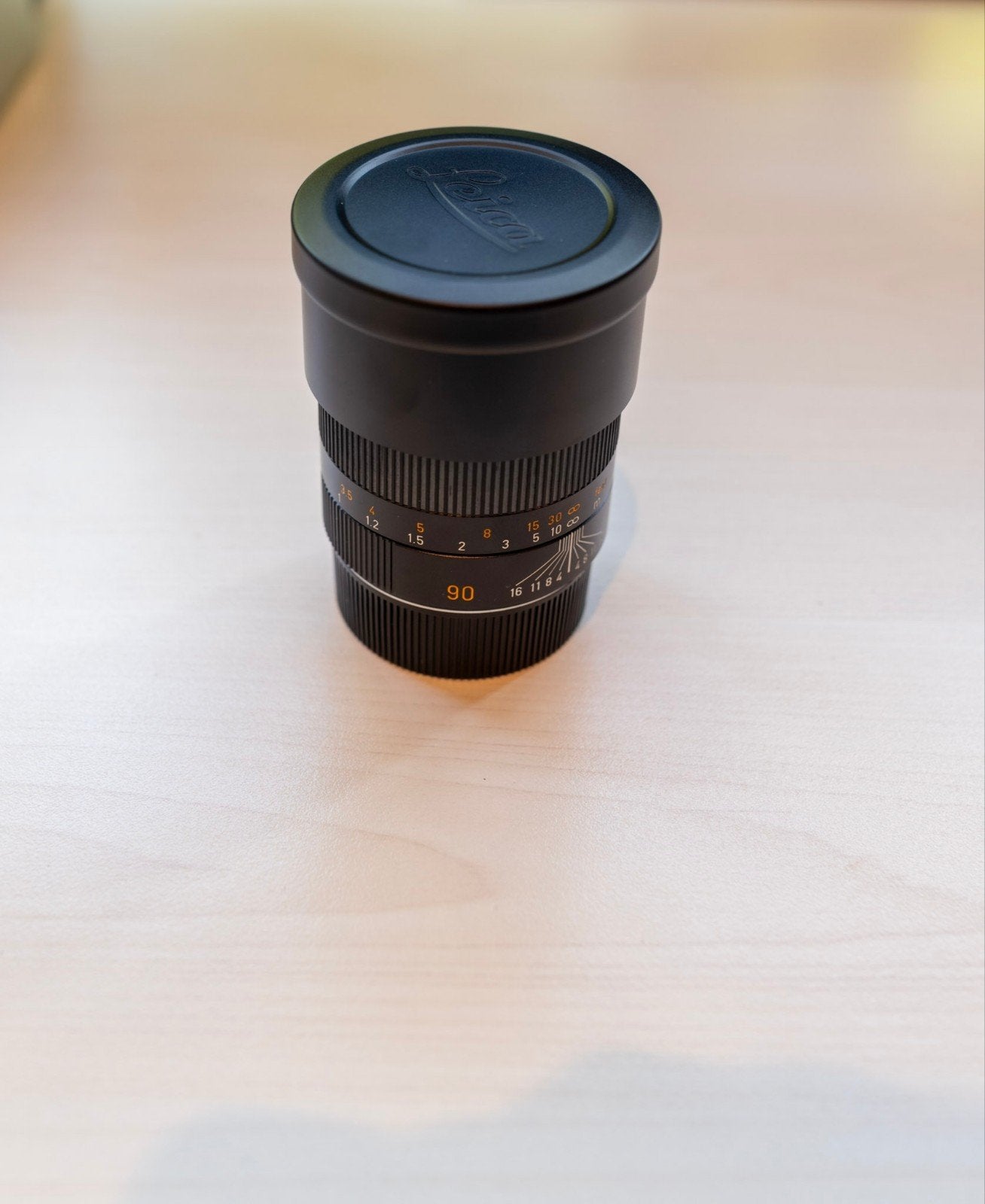 Leica Summarit-M 1:2.5/90 mm objectief, Zo goed als nieuw, Leica M-mount, Telelens, Ophalen of Verzenden