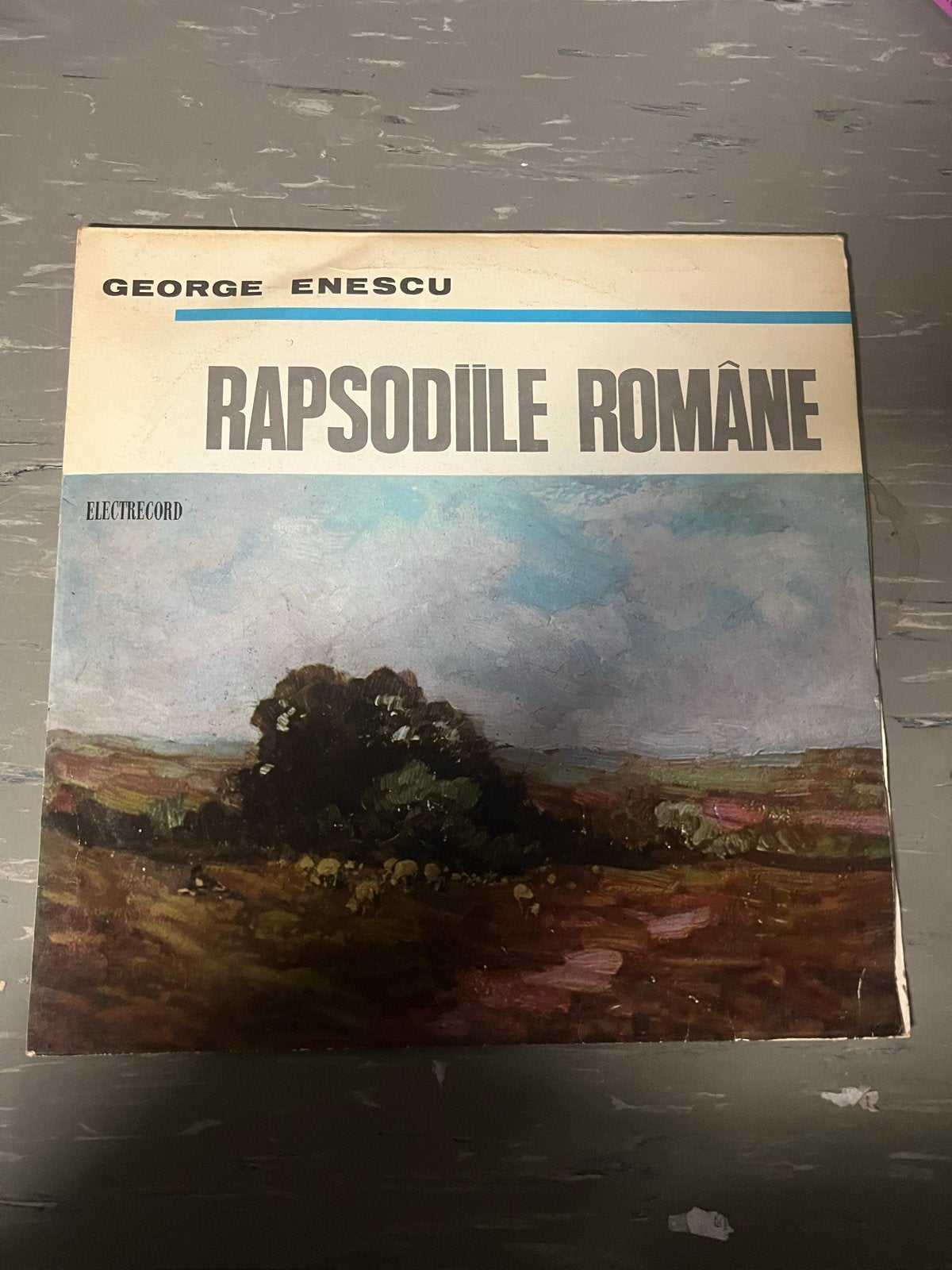 George Enescu - Rapsodiile Române LP (Electrecord), Cd's en Dvd's, LP, Gebruikt, Overige componisten, Modernisme tot heden
