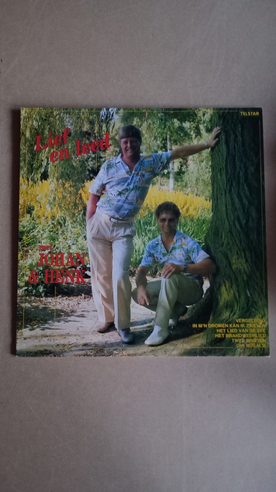 Johan & Henk - Lief en Leed lp (piraat), Cd's en Dvd's, Vinyl | Nederlandstalig, Verzenden, Gebruikt, 12 inch, Levenslied of Smartlap