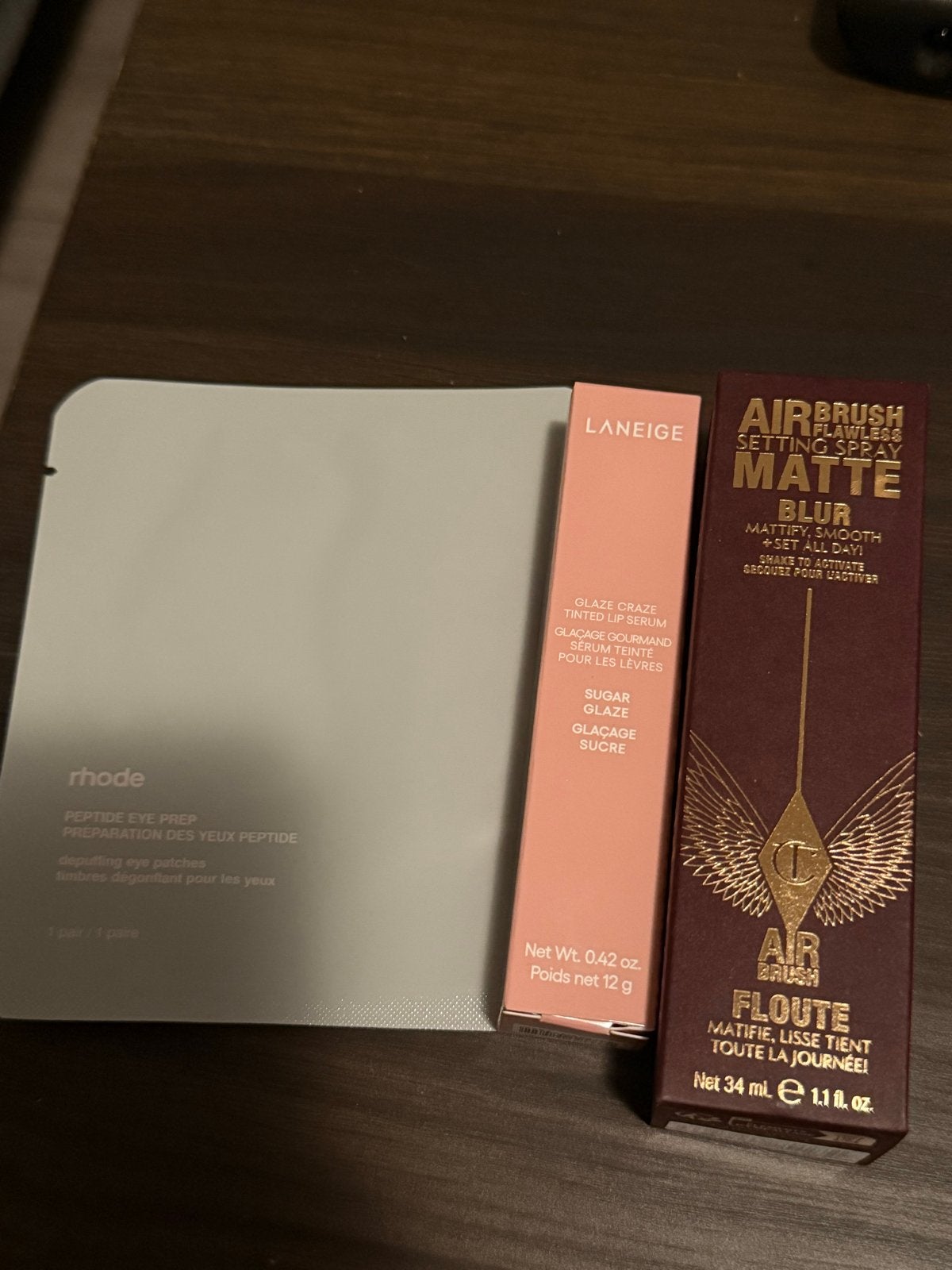 Charlotte Tilbury, Laneige & Rhode make-up set, Overige kleuren, Gehele gezicht, Nieuw, Ophalen of Verzenden