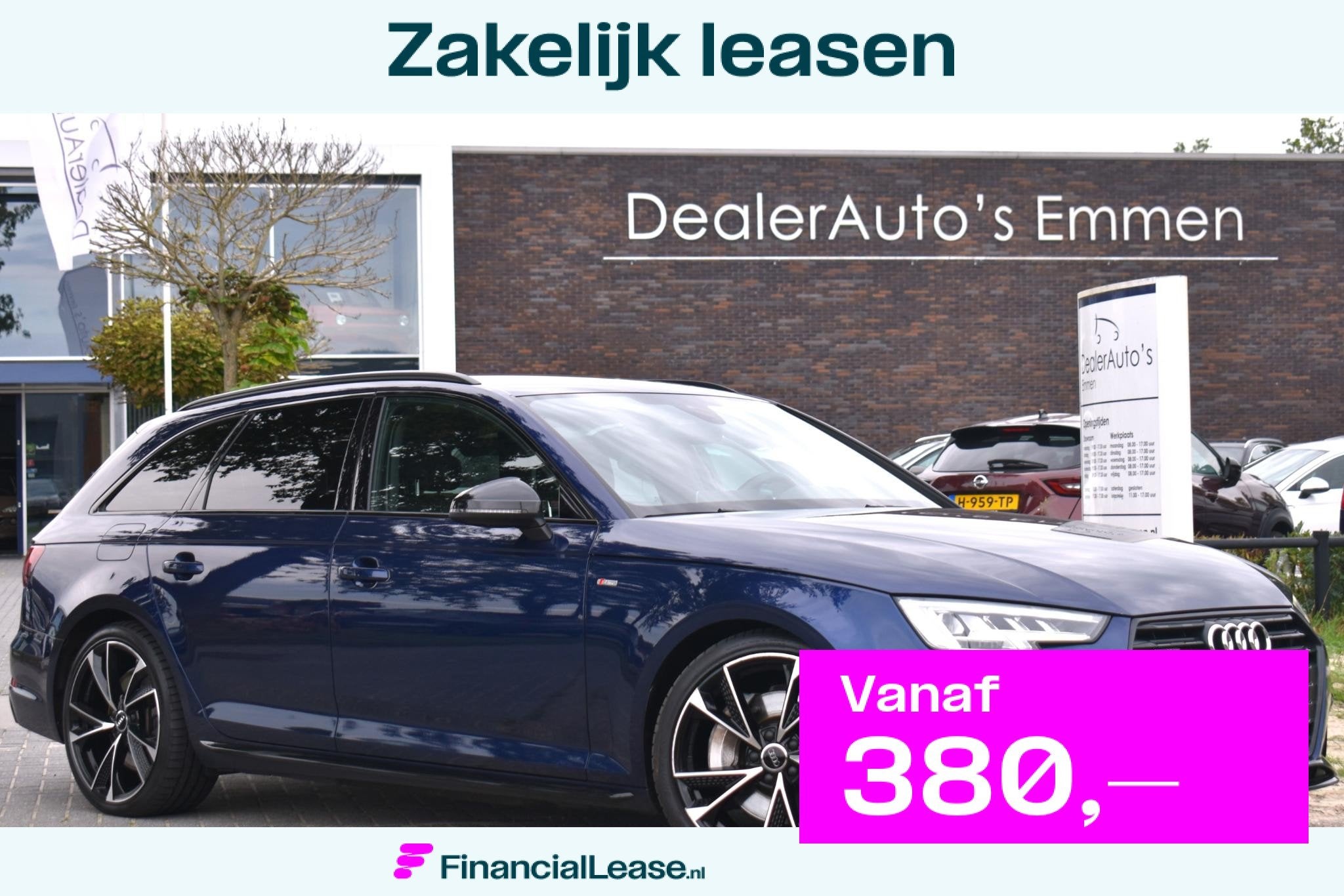 Audi A4 Avant 45 TFSI quattro Sport S line black edition, Automaat, Gebruikt, Euro 6, 4 cilinders