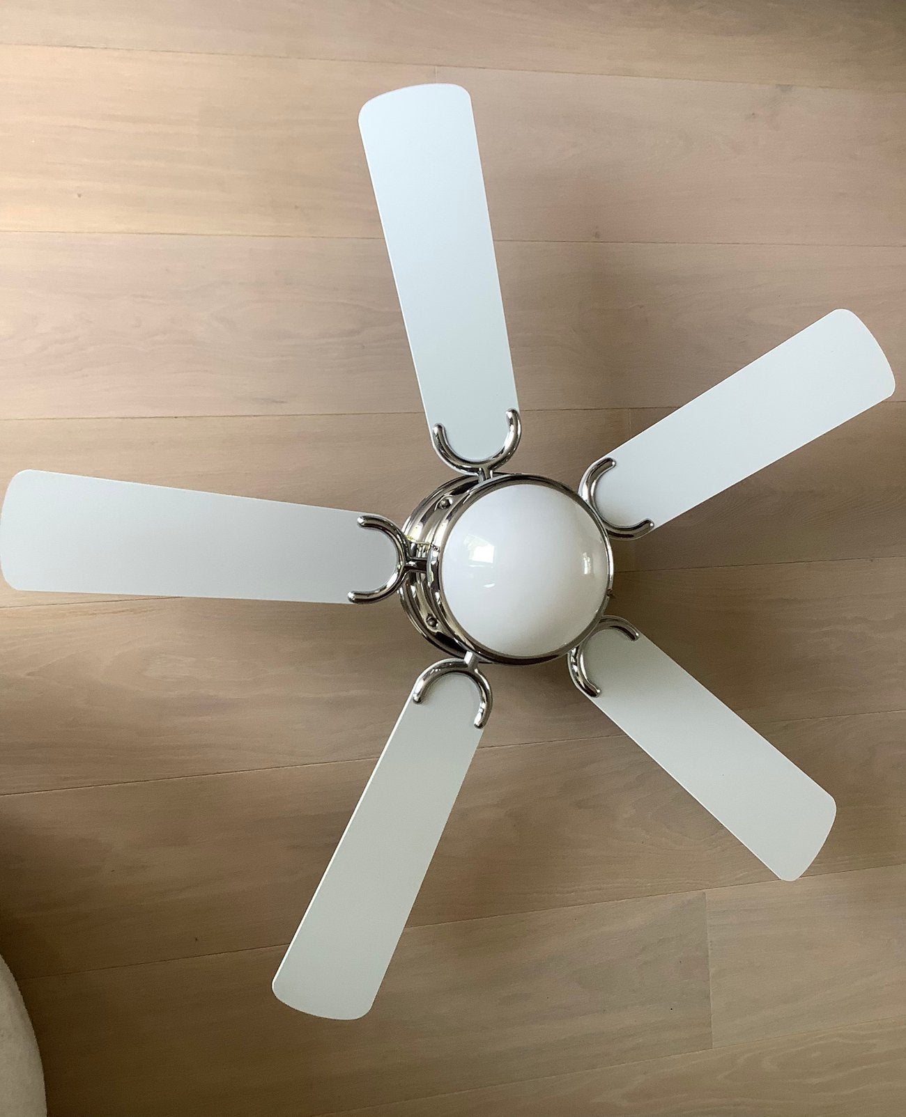 Plafondventilator met lamp, Witgoed en Apparatuur, Ventilatoren, Ophalen, Gebruikt, Plafondventilator