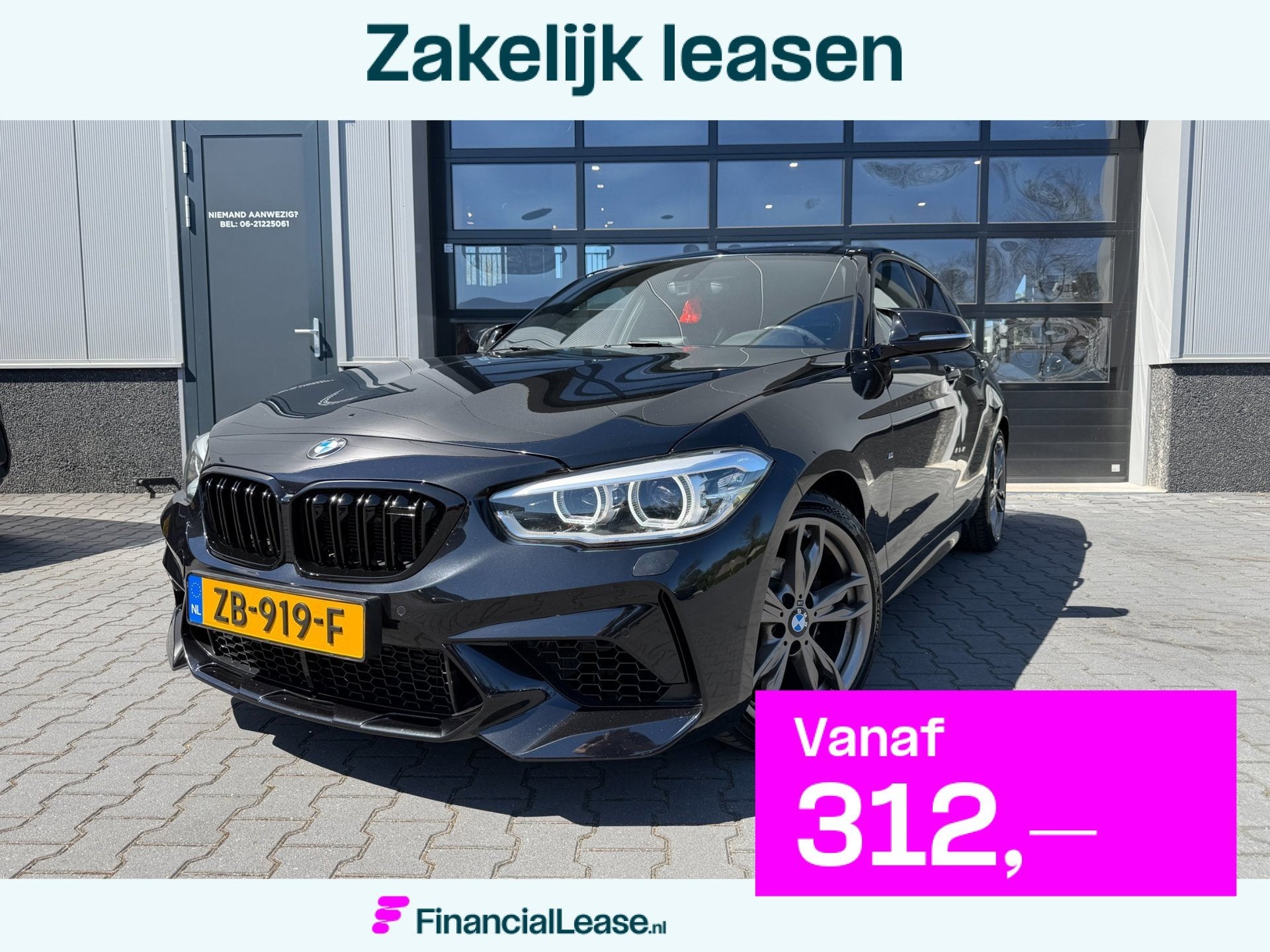 BMW 1-serie 118i High Executive STAGE 1 TUNE 180 PK M sport, Gebruikt, Zwart, Bedrijf, 650 kg