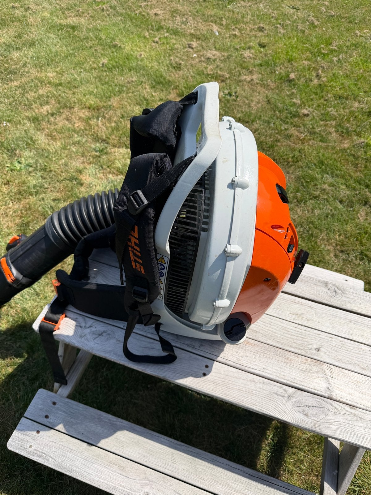 ‼️ stihl br700 bladbladzer ‼️, Ophalen, Zo goed als nieuw, Benzine