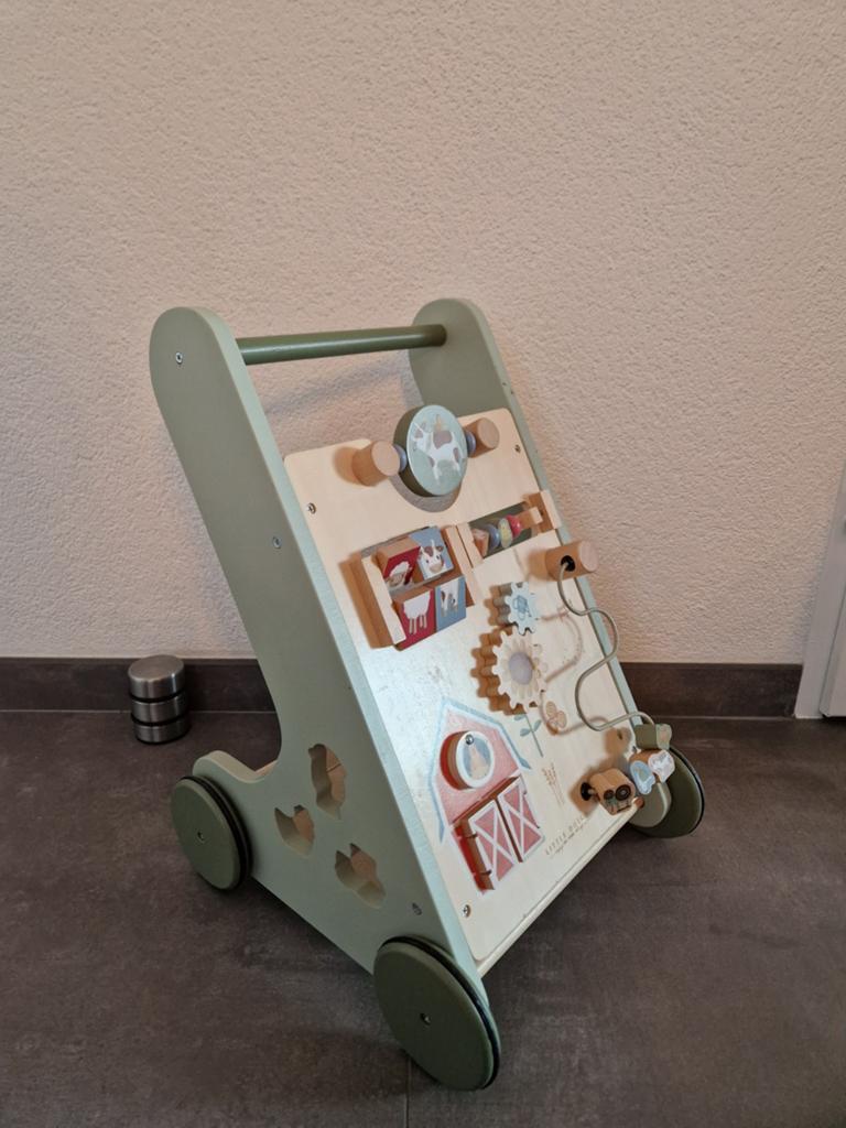 Loopwagen little dutch, Kinderen en Baby's, Speelgoed | Houten speelgoed, Ophalen, Zo goed als nieuw