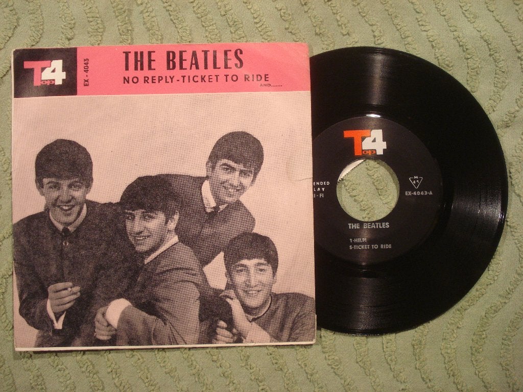 The Beatles 7" Vinyl EP: ‘Help! / Ticket to ride’ (Iran) 2, Cd's en Dvd's, Vinyl Singles, Gebruikt, 7 inch, Import, Ophalen of Verzenden