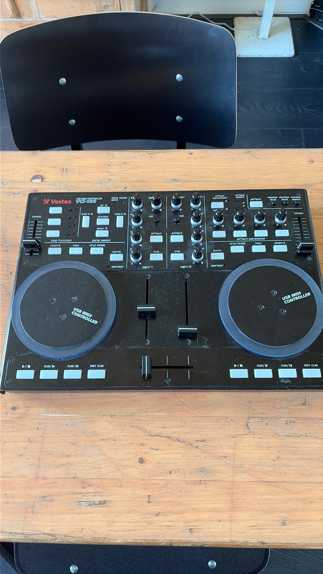Vestax VCI 100 Legendarische DJ controller, Ophalen of Verzenden, Zo goed als nieuw, Pioneer