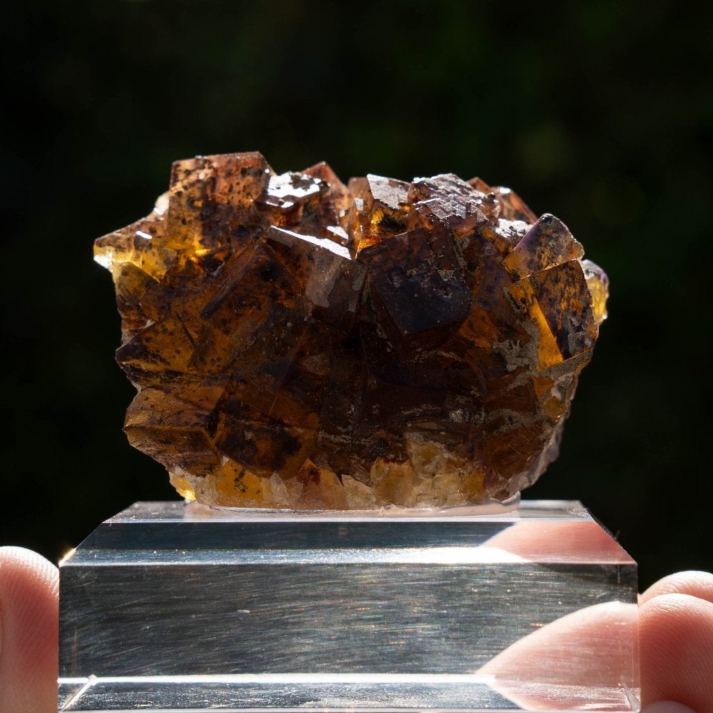 Fluoriet uit Bergmännisch Glück #9, Ophalen of Verzenden, Mineraal