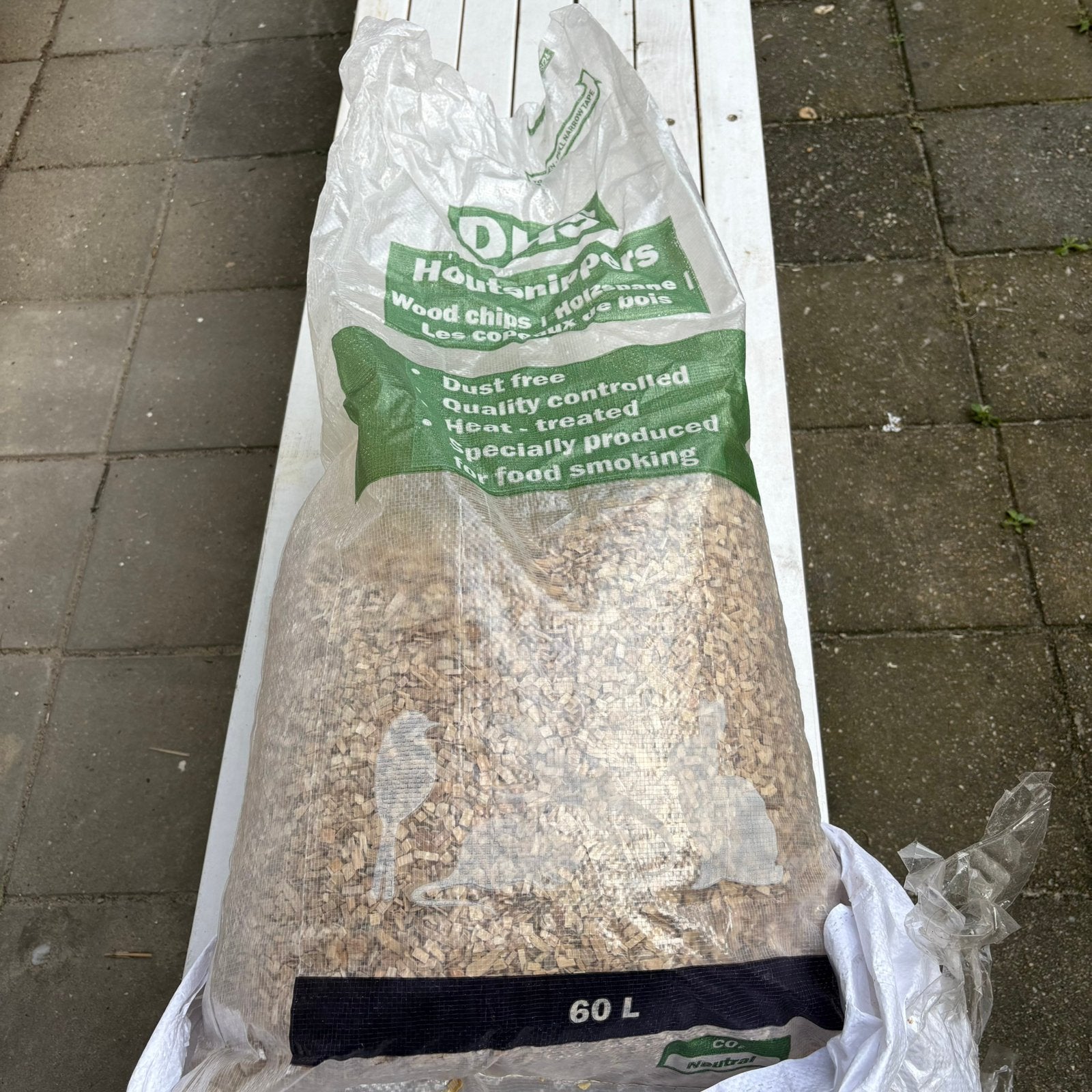 Aspen houtsnippers (~50L / 8 kg), Ophalen, Zo goed als nieuw, Ophoogzand