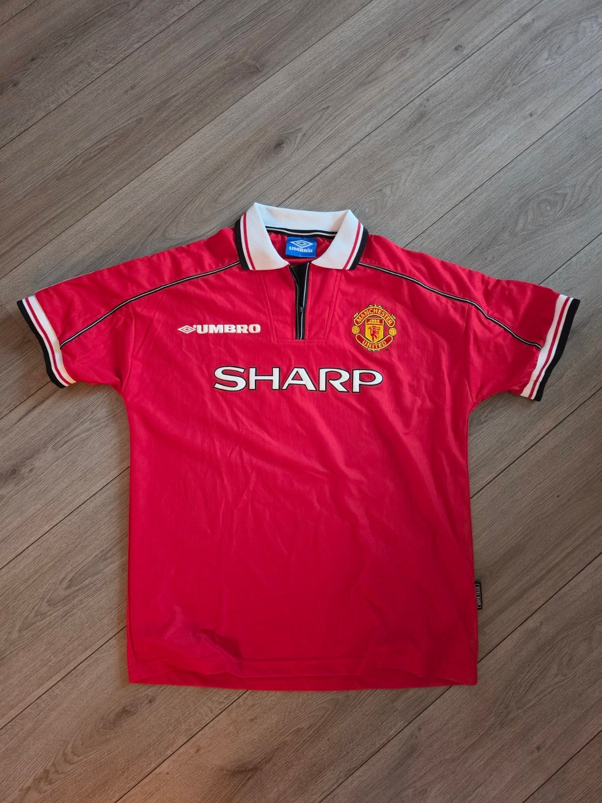 Manchester United origineel wedstrijd shirt 1998, Maat L, Verzenden, Zo goed als nieuw, Shirt