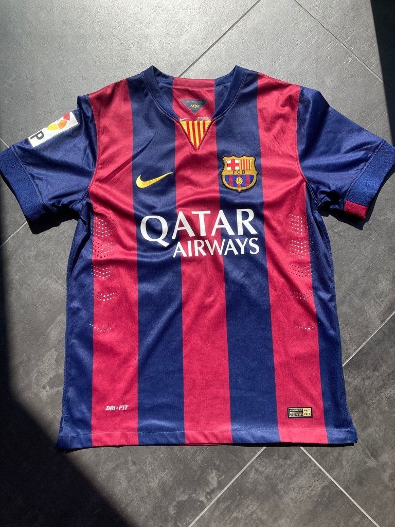 FC Barcelona 2014/15 - Lionel Messi #10 - Maat M, Ophalen of Verzenden, Zo goed als nieuw, Buitenlandse clubs, Shirt