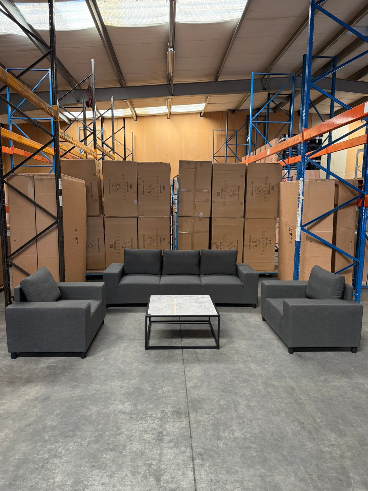 Luxe Loungeset Sunbrella | Actieprijs | VOLLEDIG NIEUW |, Ophalen